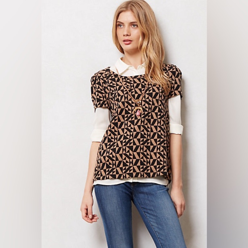 Anthropologie | Quilted Tee